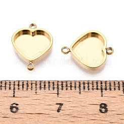 Cabochon-Fassungen für Verbindungsstücke aus Edelstahl 304 STAS-N115-38G