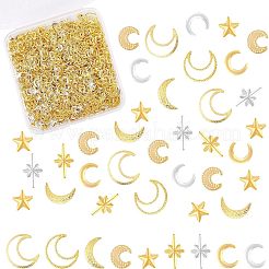 1800 Stück Messing Computer Patch Cabochons MRMJ-OC0001-61