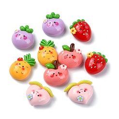 Undurchsichtige Decoden-Cabochons aus Harz CRES-M031-06