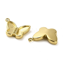 304 Edelstahl Anhänger Strass Fassung STAS-L022-106G