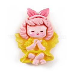 Undurchsichtige Decoden-Cabochons aus Harz CRES-O007-01D