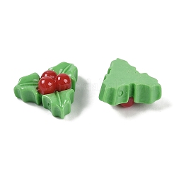 Weihnachtsmotiv opake Decoden-Cabochons aus Kunstharz CRES-M036-03N