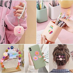 30 Stück 10 Stile undurchsichtige Harz-Decoden-Cabochons CRES-YW0002-16