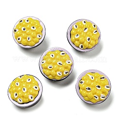 Frucht-Deko-Cabochons aus undurchsichtigem Harz RESI-H156-01-06
