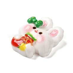 Weihnachtsserie süße opake Harz Decoden Cabochons RESI-B026-02C