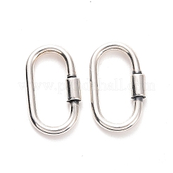 925 Verschlusskarabiner aus Sterlingsilber STER-D036-14AS
