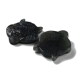 Natürliche Labradorit-Cabochons mit Gravur G-C097-01C
