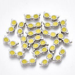 Legierung Schmelz Cabochons PALLOY-T054-118