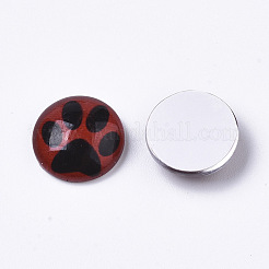 Glas cabochons GGLA-R040-12mm-05