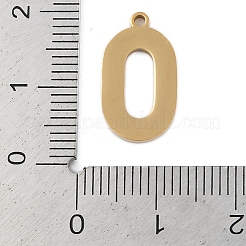 Ionenbeschichtung (IP) 304 Edelstahl Rack Beschichtung Anhänger Cabochon-Einstellungen STAS-U019-44G