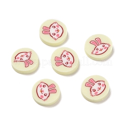 Handgemachter Ton-Cabochon CLAY-B005-09C
