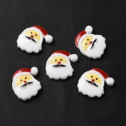 Weihnachtliche Cabochons aus undurchsichtigem Harz RESI-K019-21