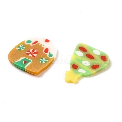 Weihnachten Thema handgemachte Fimo Cabochons CLAY-Q004-23A