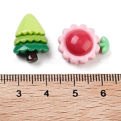 Undurchsichtige Decoden-Cabochons aus Harz RESI-H165-12