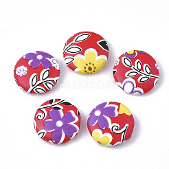 Cabochons aus Lederimitat WOVE-S118-17C