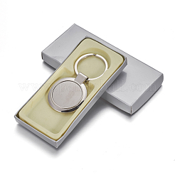 Zinklegierung Keychain Cabochon Fassungen KEYC-L020-01P
