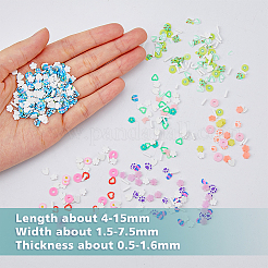 150g 6 Stile handgemachte Polymer Clay Nail Art Dekoration Zubehör CLAY-FH0001-22