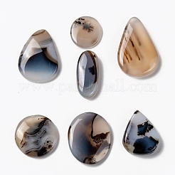 Natürliche dendritische Achat-Cabochons G-A180-B01