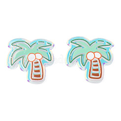 Transparent bedruckte Acryl-Cabochons TACR-N016-29