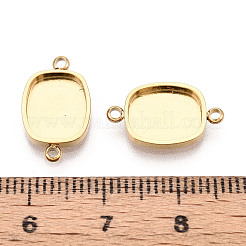 Cabochon-Fassungen für Verbindungsstücke aus Edelstahl 304 STAS-N115-40G