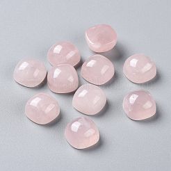Natürliche Rosenquarz Cabochons quadratisch G-L553-34B