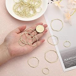 Chgcraft 42pcs 3 Stile Legierung offene Lünette große Anhänger FIND-CA0005-78