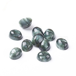 Natürliche Seraphinit-Cabochons G-E557-04B
