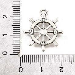 Tibetischer Stil Legierung Anhänger Fassungen für Strasssteine TIBE-L008-37AS