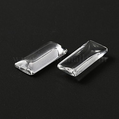 Transparente Glas Cabochons GLAA-SZC0001-02
