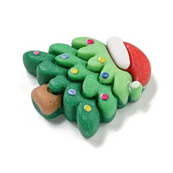 Weihnachts-Deko-Cabochons aus undurchsichtigem Harz RESI-U006-03D