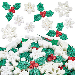 160 stücke 4 arten weihnachtsthema opake harz cabochons RESI-SC0005-80A