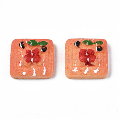 Undurchsichtige Cabochons aus Epoxidharz CRES-S358-68