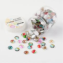 Glas cabochons GGLA-JP0001-12