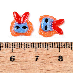 Leuchtende Decoden-Cabochons aus Kunstharz mit Halloween-Motiv CRES-T026-01A