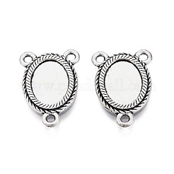 Einstellungen für Cabochon-Steckverbinder aus tibetischer Legierung TIBEP-T010-07AS