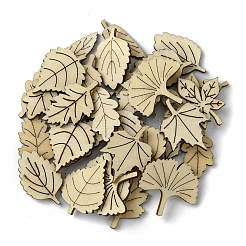 100 Stück Holzcabochons WOOD-G020-06