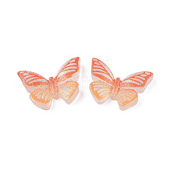 Durchscheinende Cabochons aus bedrucktem Harz CRES-N021-107C