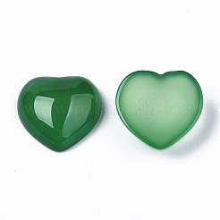 Natürlichen grünen Achat Cabochon G-N326-82