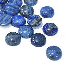 Gefärbt natürliche Lapislazuli Edelstein Kuppel / halbrund Cabochons G-J330-06-20mm