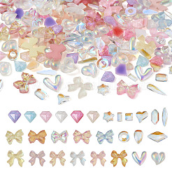 6 Stil Harz 3D Nail Art Cabochons MRMJ-BY0001-01