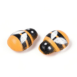 Selbstklebende Cabochons aus Naturholz WOOD-N018-02