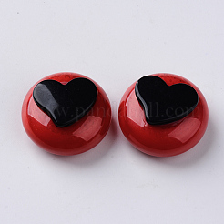 Undurchsichtigen Acryl Cabochons SACR-N007-24A
