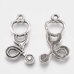 Tibetischen Stil Legierung Anhänger Emaille Fassungen TIBE-S314-18AS-LF
