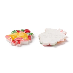 Weihnachtliche Cabochons aus undurchsichtigem Harz CRES-P022-12