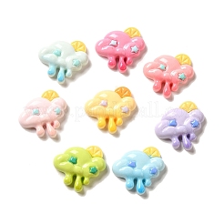 Undurchsichtige Decoden-Cabochons aus Harz RESI-E053-01