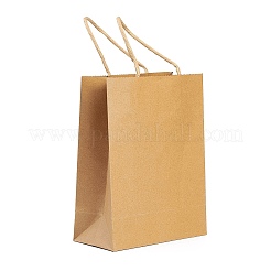 DIY Rechteck mit Bärenmuster Kraftpapiertüte Bastelset DIY-F079-16
