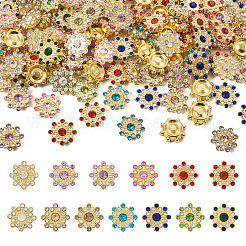 260 Stück 13 Stil CCB Kunststoff mit Strass Cabochons FIND-CW0001-10