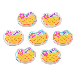 Transparent bedruckte Acryl-Cabochons TACR-N016-35