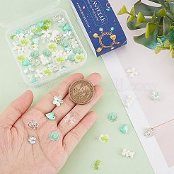96 Stück Cabochons aus Harz MRMJ-SC0001-15