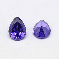 Zirkonia zeigte zurück Cabochons ZIRC-M006-8x6mm